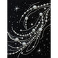 DIY Pearl Painting With Frame - Handmade Self-Adhesive Pearls - Milky Way (30*40cm)