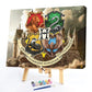 Magic School Badge Frameless Acrylic Figure Picture Drawing On Canvas Scenery