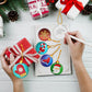 10pcs DIY Full Drills Diamond Painting Special Shape Christmas Tree Pendant