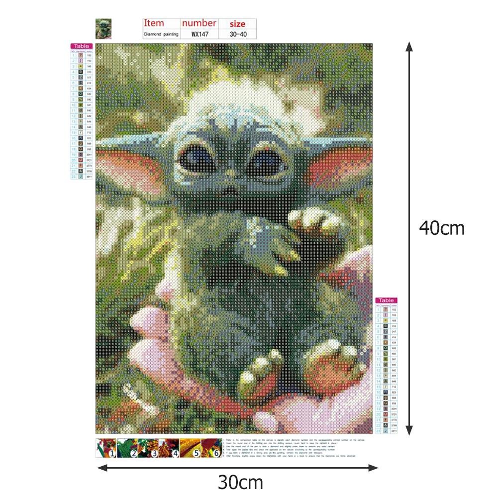 Diamond Painting - Full Round - Yoda E