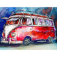 Diamond Paintings Art Full Drill Bus