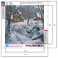 Diamond Painting - Full Round - Snow Day A