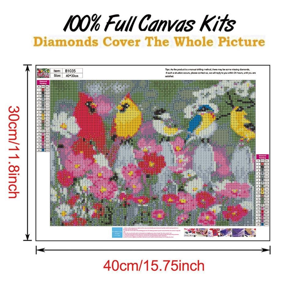 Diamond Painting - Full Round - Happy Garden