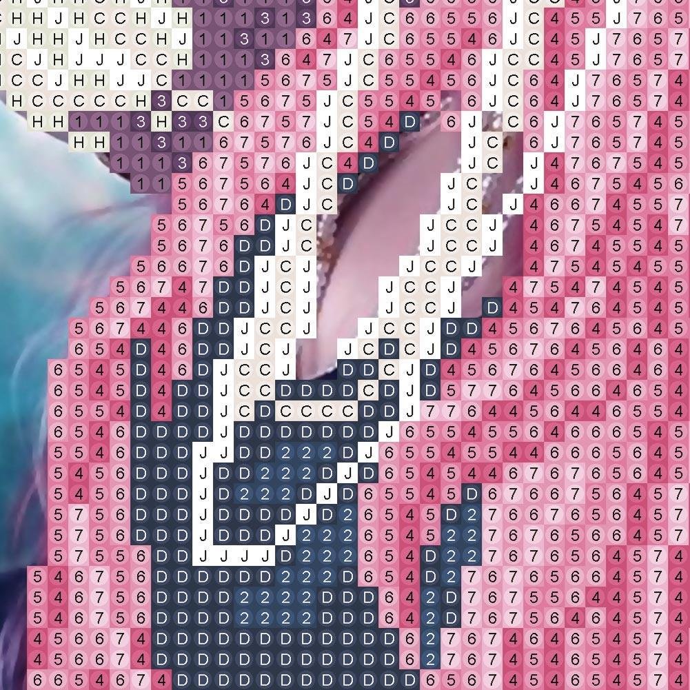 Diamond Painting - Partial Round - Eagle Girl