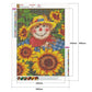 Diamond Painting - Full Round - Sunflower Scarecrow