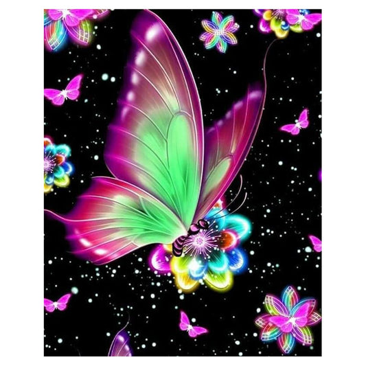 11ct Stamped Cross Stitch Butterfly(40*50cm)