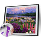 Flower Cluster Plant Oil Painting By Numbers DIY Canvas Coloring Picture