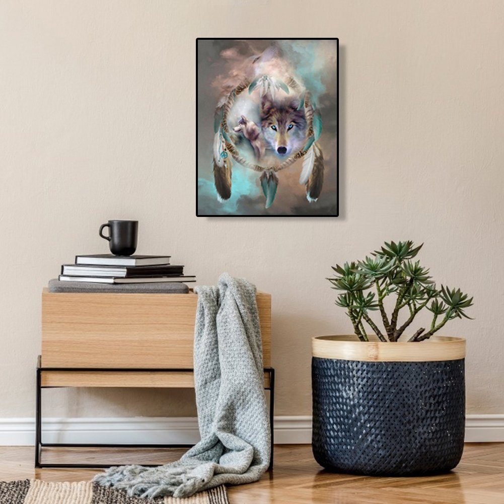 Paint By Number - Oil Painting - Wolf (40*50cm) A