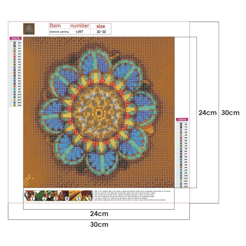 Diamond Painting - Full Round - Mandala 6