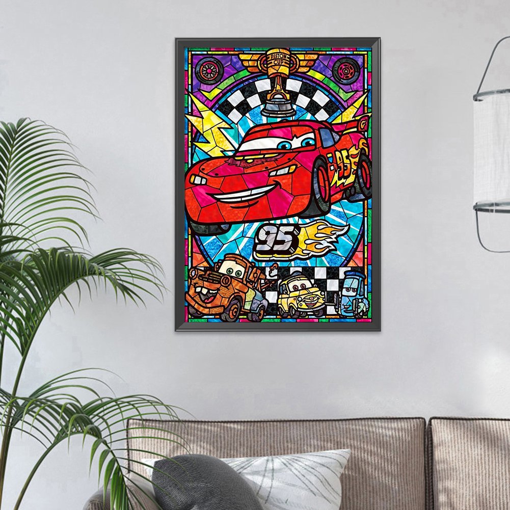 11ct Stamped Cross Stitch - Car(48*68cm)