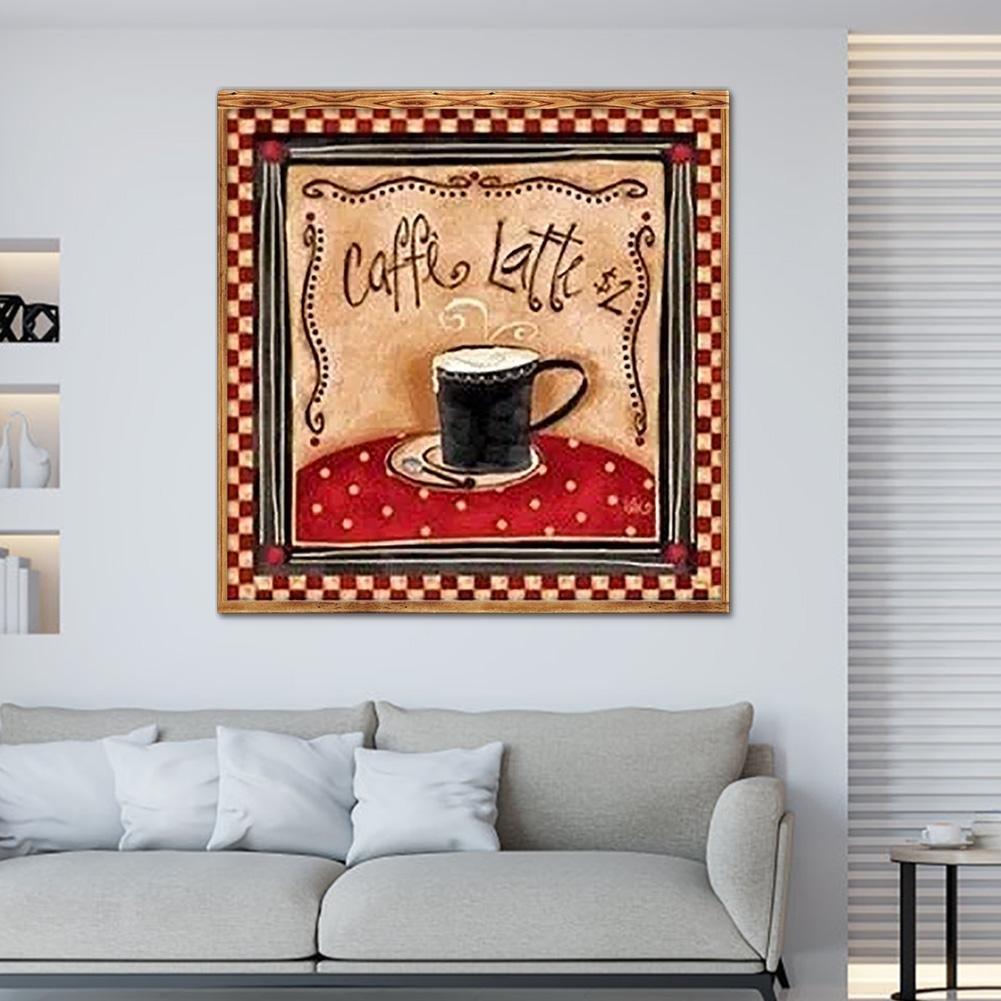 Diamond Painting - Full Round - Coffee A