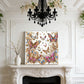 DIY Pearl Painting With Frame - Handmade Self-Adhesive Pearls - Gold Butterfly (30*30cm)