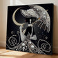 DIY Pearl Painting With Frame - Handmade Self-Adhesive Pearls - Lady (30*30cm) M
