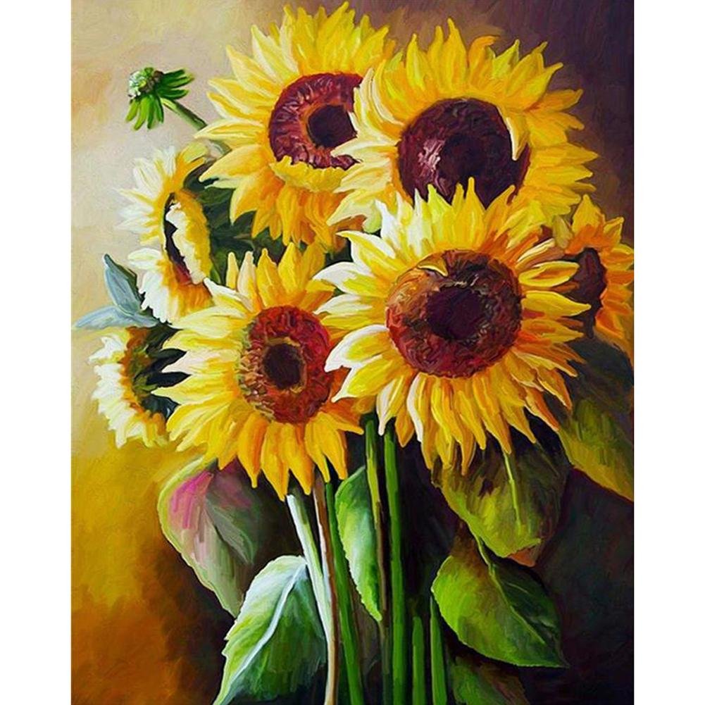 Paint By Number Oil Painting Sunflower (40*50cm)