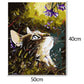 Lovely Cat Oil Painting By Number Hand Painted Drawing Acrylic Canvas 