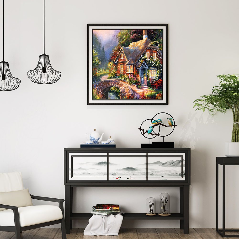 Diamond Painting - Full Round - Beautiful House A