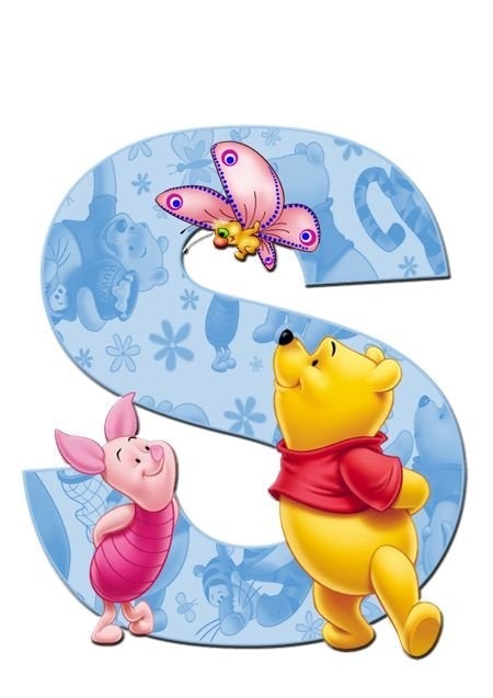 Diamond Paintings Art Full Square Drill Letter S Winnie The Pooh