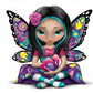 5D Diy Diamond Painting Kit Full Round Beads Elf Girl