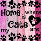 Diamond Painting - Full Round - Home is Where the Cats Are