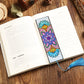 Mandolin Flowers Diamond Painting Bookmark DIY Leather Tassel Book Marks