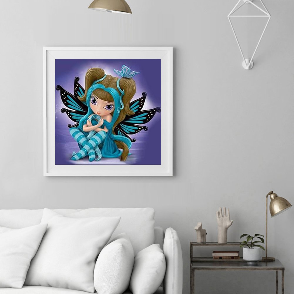 5D DIY Diamond Painting Kit - Full Round - Silent Angel