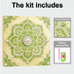 DIY Pearl Painting With Frame - Handmade Self-Adhesive Pearls - Mandala (30*30cm) A