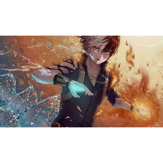 5D Diy Diamond Painting Kit Full Round Beads Anime Boy (30*45cm)