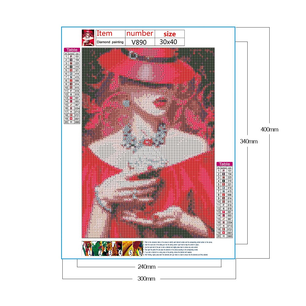 Diamond Painting - Full Round - Royal Court Lady