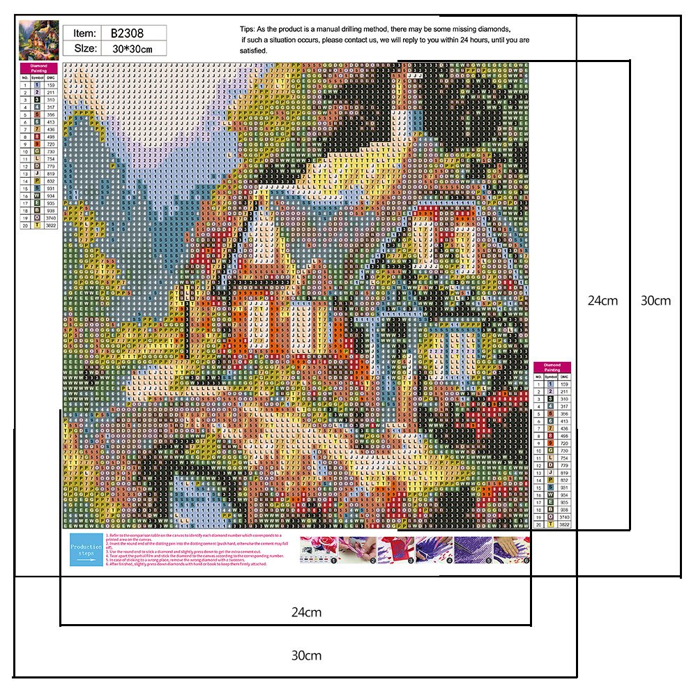 Diamond Painting - Full Round - Beautiful House A