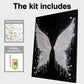 DIY Pearl Painting With Frame - Handmade Self-Adhesive Pearls - Wing (30*40cm)