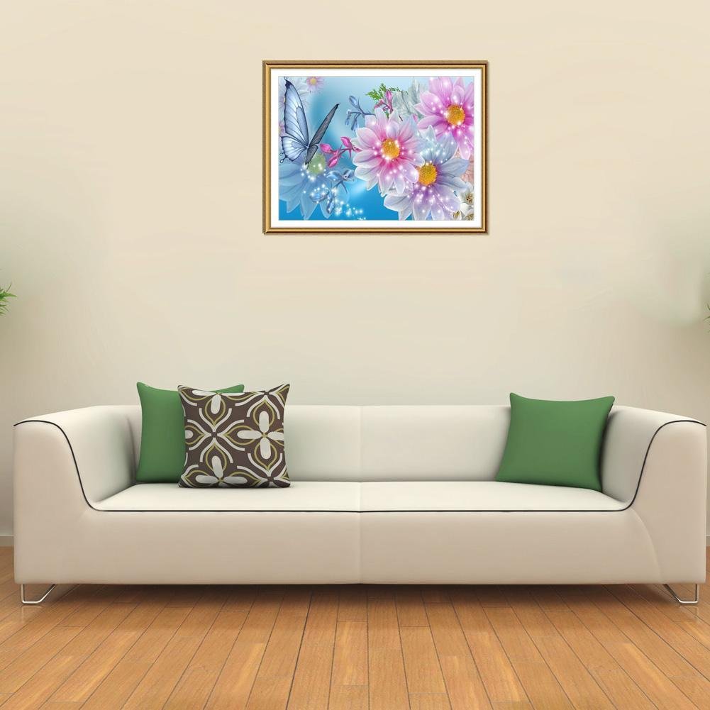Diamond Painting - Partial Round - Fantasy Flower