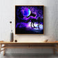 Diamond Painting - Full Round - Purple Flower Unicorn