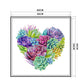 11ct Stamped Cross Stitch - Succulent(40*40cm)