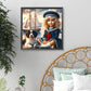 Diamond Painting - Full Round / Square - Dog and Girl R