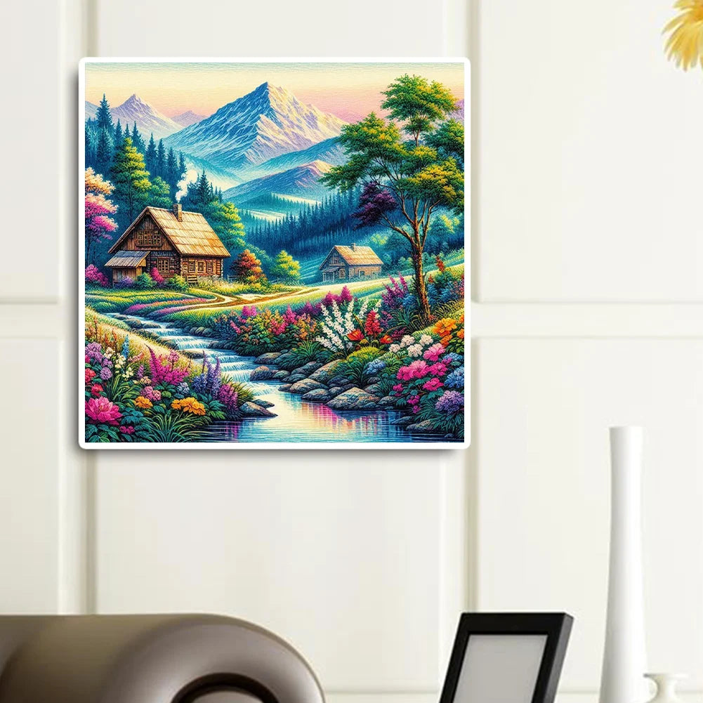 Diamond Painting - Full Round / Square - Village View