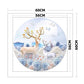 11ct Stamped Cross Stitch - Bird And Deer(60*60cm)
