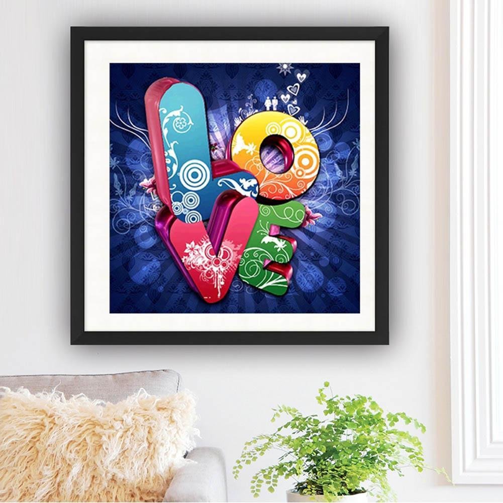Diamond Painting - Partial Round - LOVE