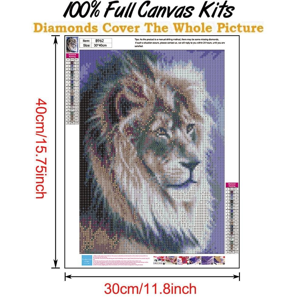 Diamond Painting - Full Round - Lion C