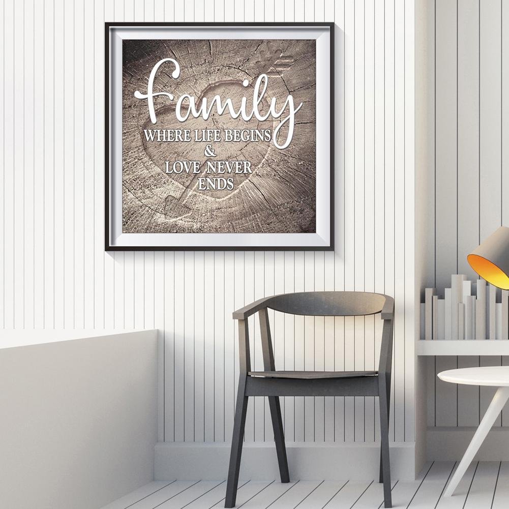 Diamond Painting - Full Round - Love Never Ends