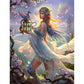14ct Stamped Cross Stitch Girl(46*36cm)