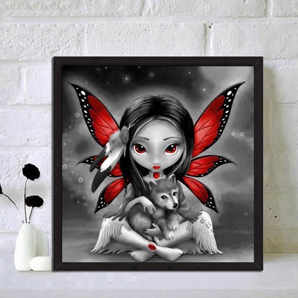 Diamond Painting - Full Round - Gothic Girl B