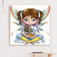 5D DIY Diamond Painting Kit - Full Round - Cute Big Eyes Doll D