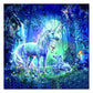 11ct Stamped Cross Stitch Horn Horse(36*36cm)