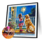 Diamond Painting - Full Round / Square - Dog and Girl H
