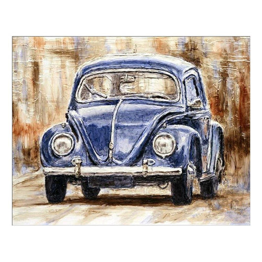 Diamond Painting - Full Round - Vintage Car A