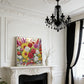 DIY Pearl Painting With Frame - Handmade Self - Adhesive Pearls - Flowers (30*30cm)