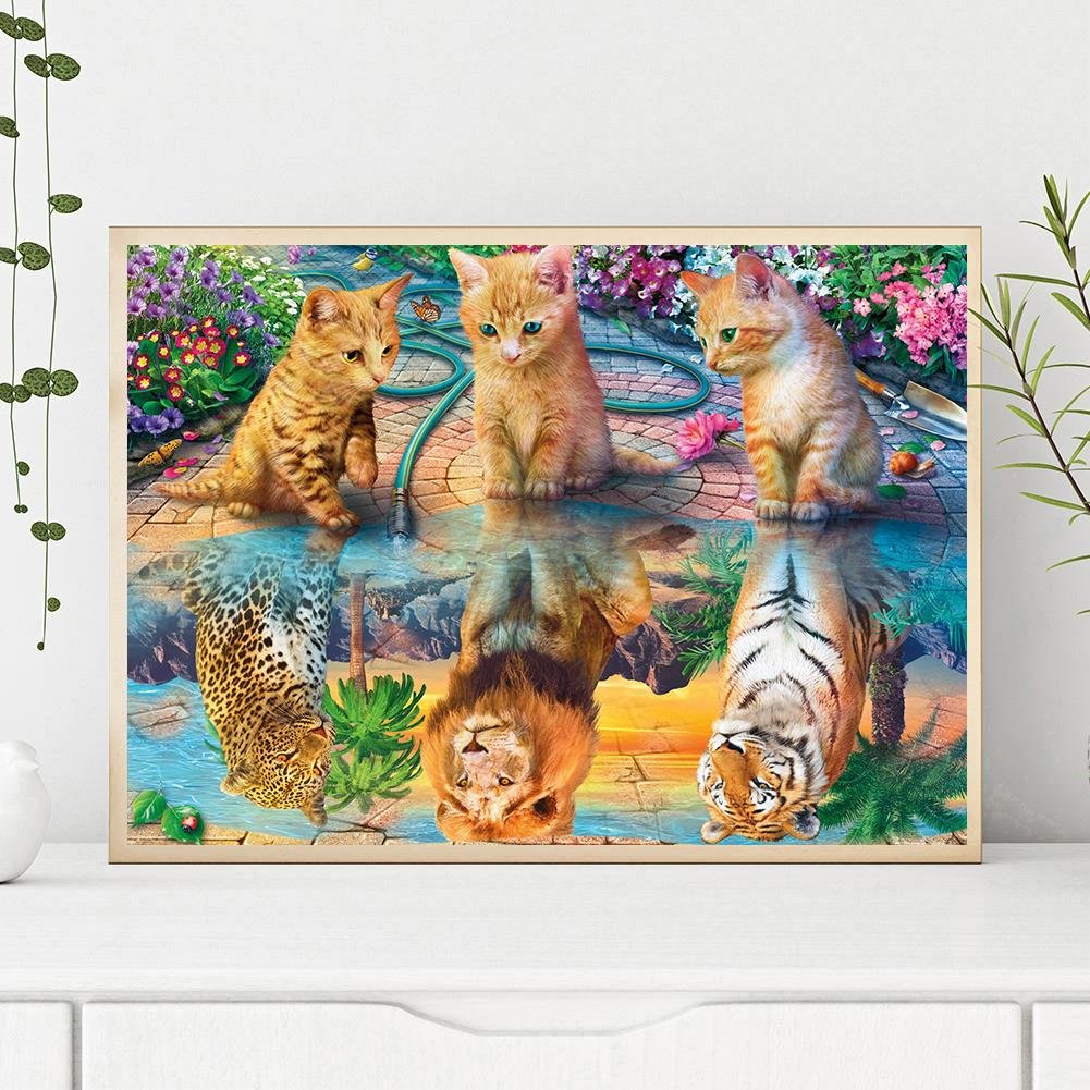 Diamond Painting - Full Round - Feline