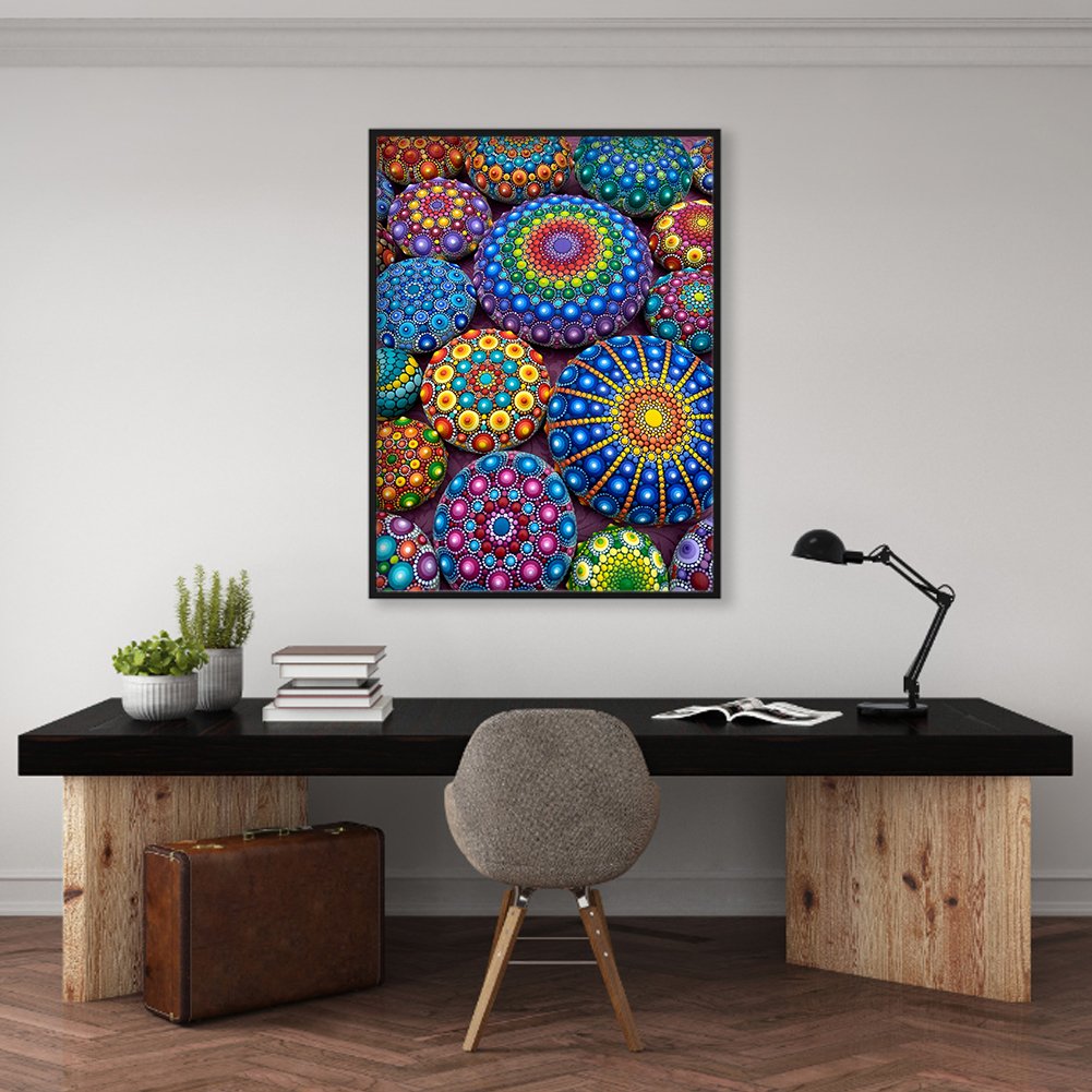 Diamond Painting - Full Round - Stone Mandala