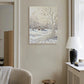 DIY Pearl Painting With Frame - Handmade Self-Adhesive Pearls - Snowfield (30*40cm)