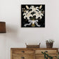 DIY Pearl Painting With Frame - Handmade Self-Adhesive Pearls - Flower (25*25cm) C
